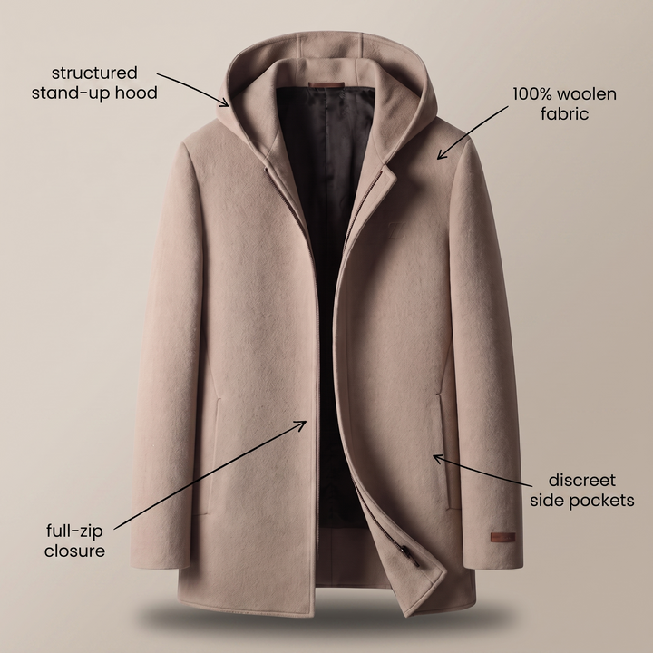 Hooded Zip Coat