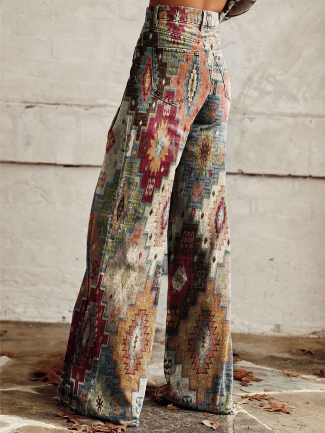 Sienna - Vintage Boho Wide-Leg Pants