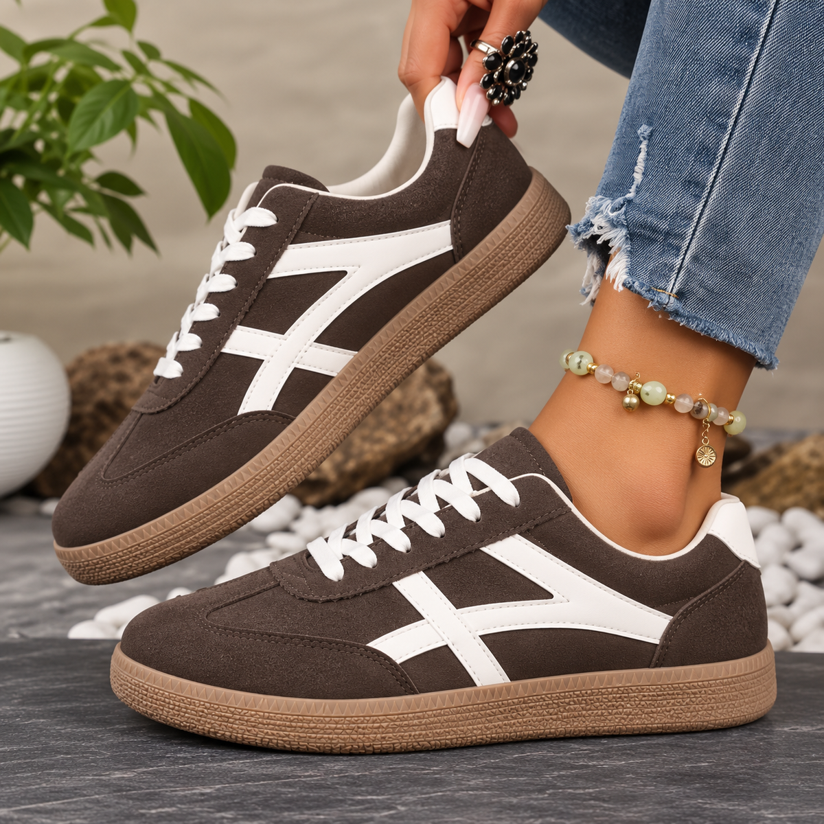 Amelia | Kingsley Cushioned Trainers for Women