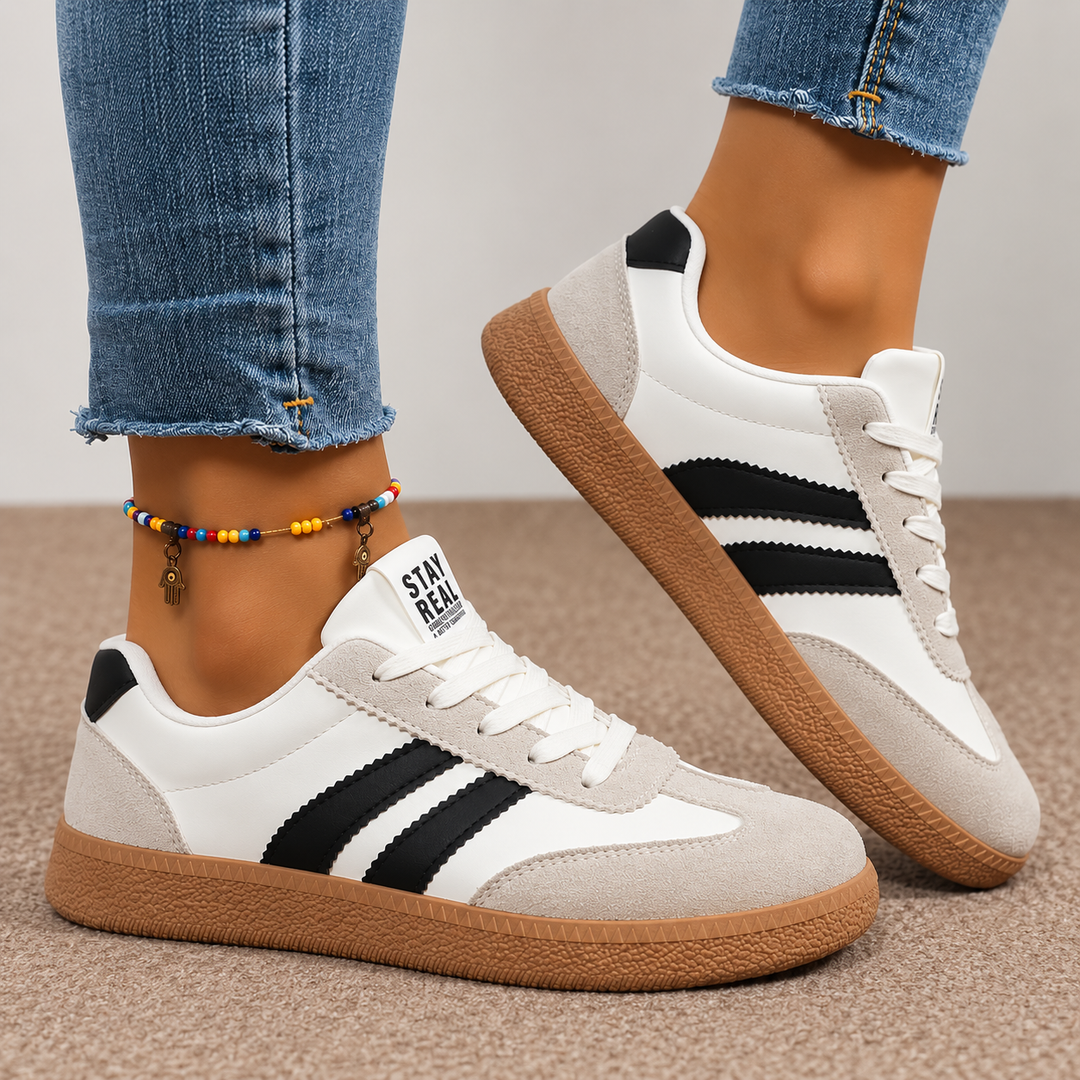 Elara | Striped Sneakers for Women