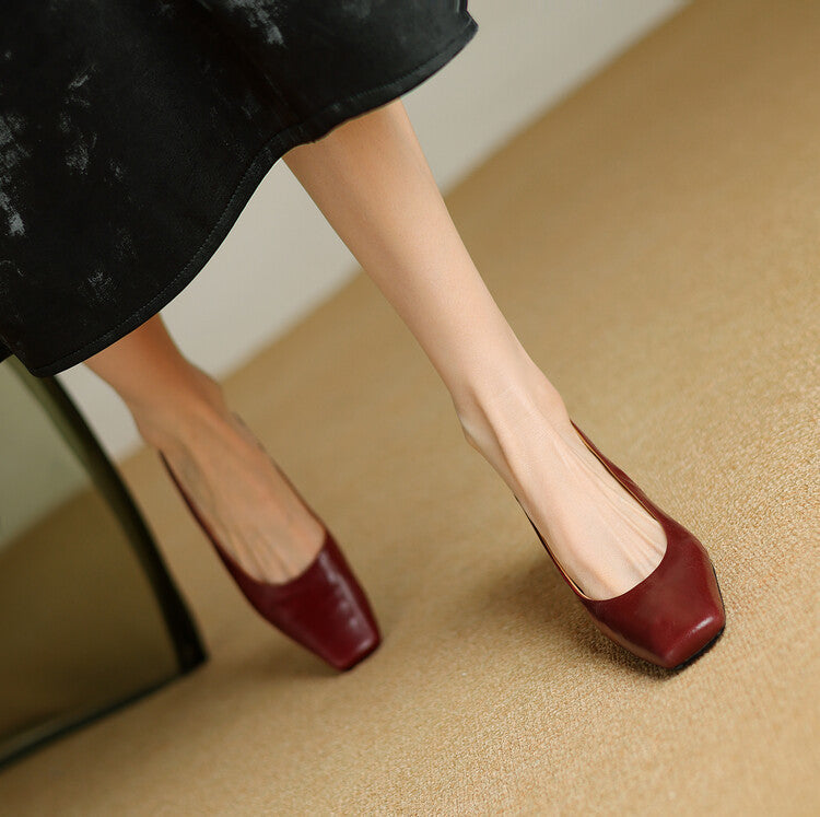 Viola | Block-Heel Slingback Court Shoes
