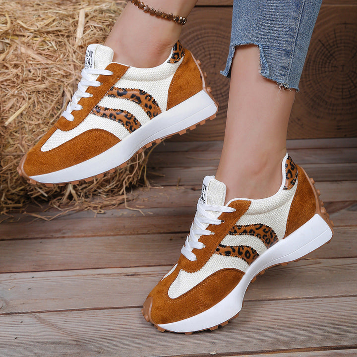 Ella | Leopard Print Sneakers for Women