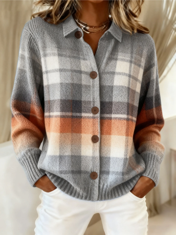 Grey Ombre Plaid